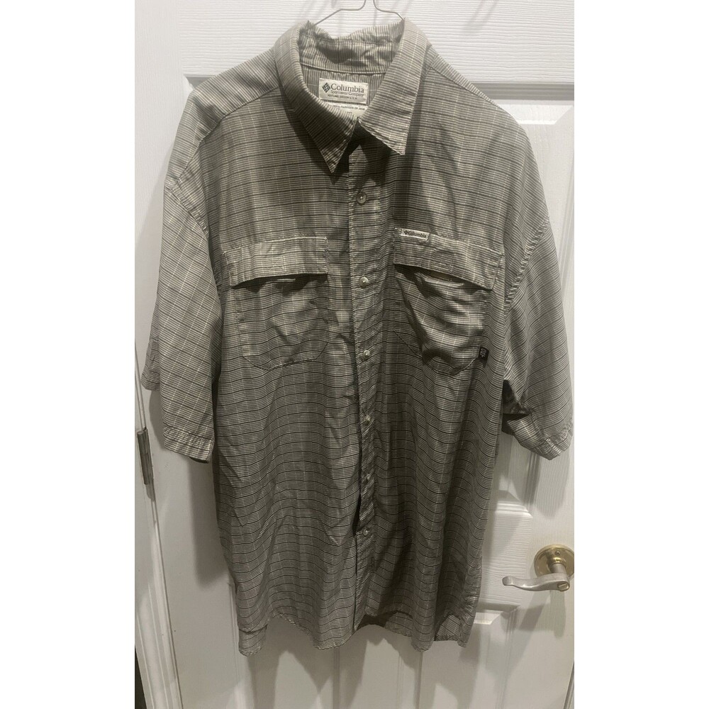 Columbia Sportswear Shirt Classic Striped Button-Up Mens XL Portland USA VTG